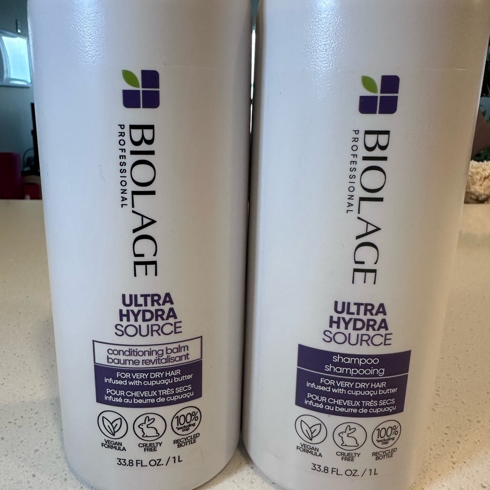 Biolage Ultra Hydra Source Shampoo and Conditioner Set - 33.8 fl oz each